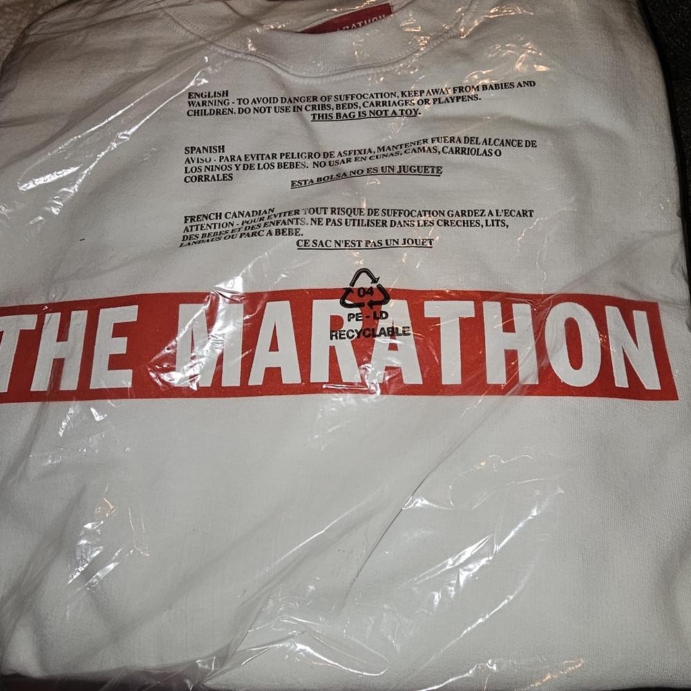 Marathon size Small sweatshirt. Brand new